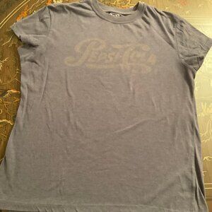 Vintage inspired 'Pepsi Cola' Graphic Tee - Size XXL, Grey